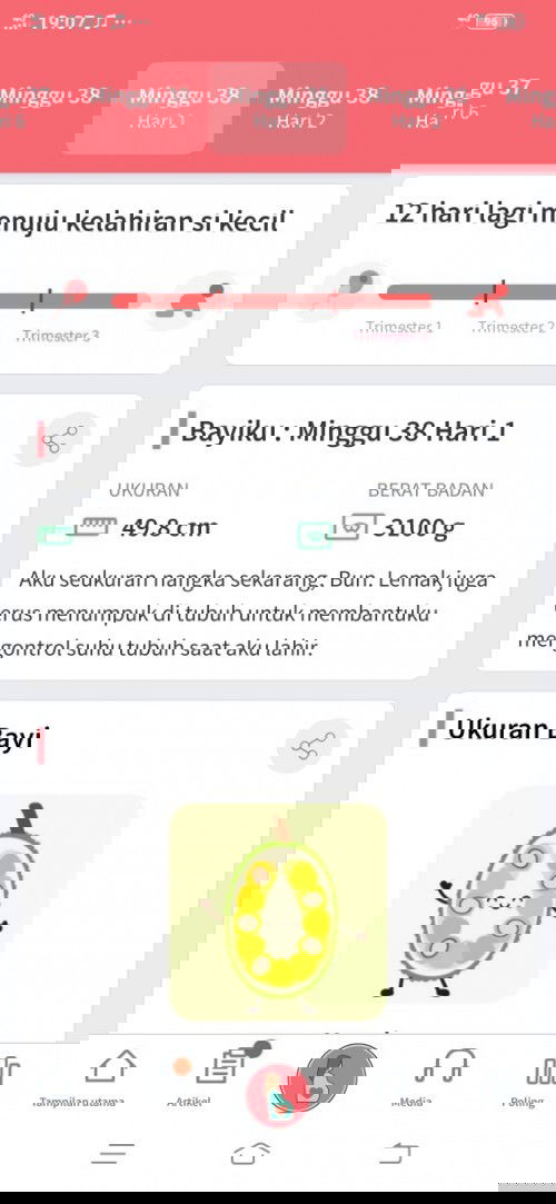 Menunggu gelombang Cinta Si Dedek