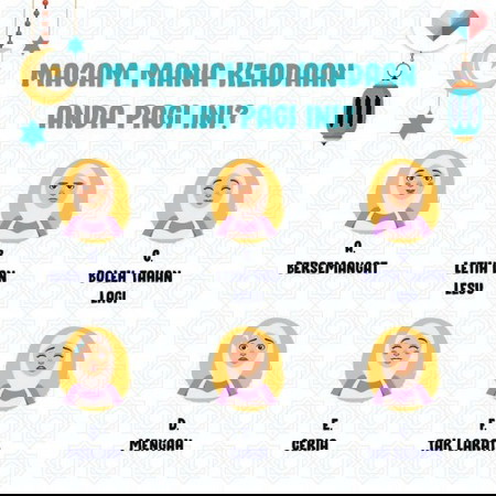 Macam mana keadaan anda pagi ni?🥰