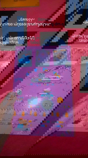 Jual pesenan biodata bayi