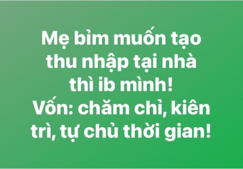 Việc làm tự chủ, 0Đ