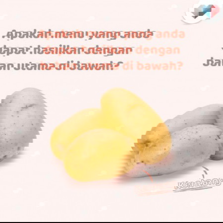 Jom teka makanan apa yang boleh dibuat dengan bahan utama di bawah?