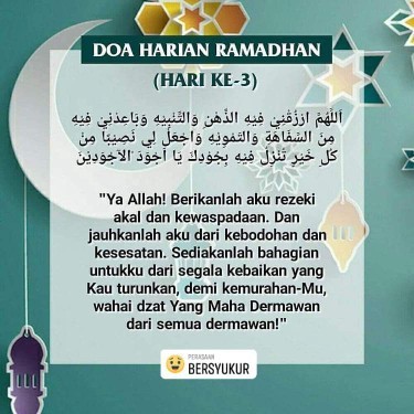 HARI KETIGA PUASA RAMADHAN 1442H