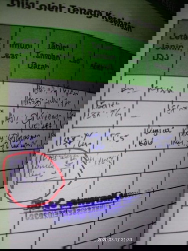 arti letak janin di buku kia