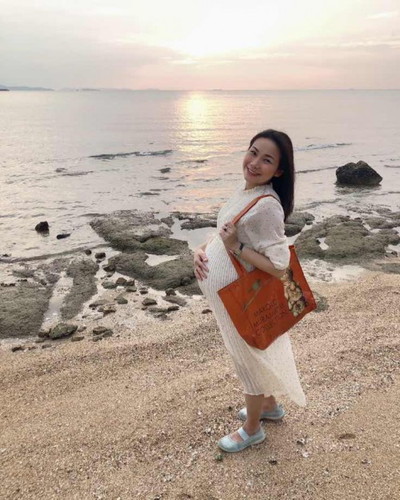 32 weeks 6 days ตอนนี้ท้องตึงมาก นอนลำบากหลับไม่ค่อยสนิท