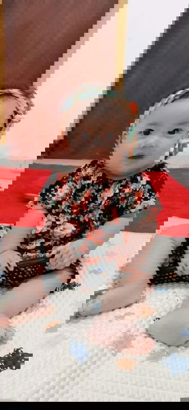 7 bulan belum merangkak