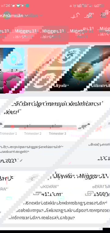 Baby boy sudah launching