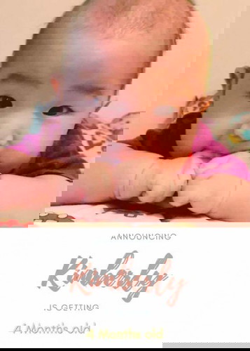 Imunisasi bulanan baby Kim