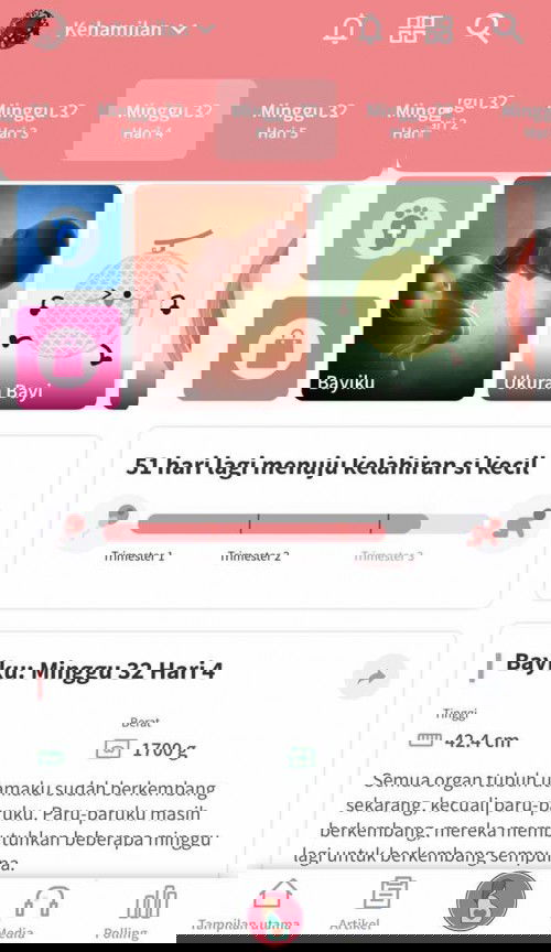 Fitur Favorit TAP “Pemantau Kehamilan”