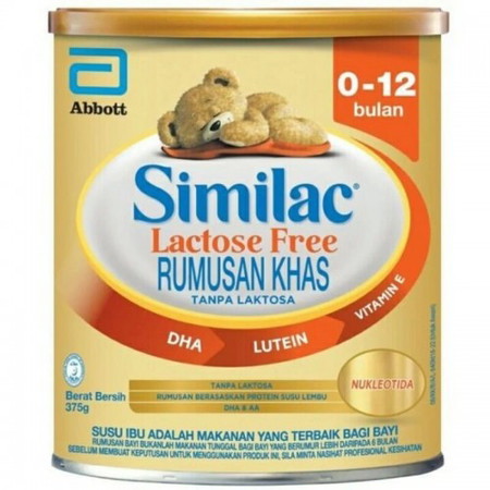 Najis Bayi Warna Hijau Lumut - Similac Lactose Free