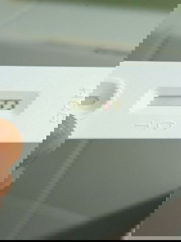 Faint line?