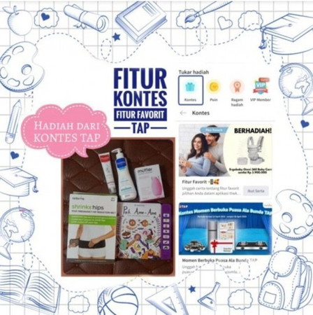 Fitur Kontes. Fitur Favorit TAP