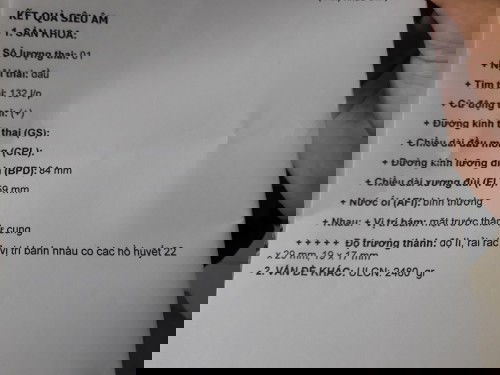 Bị hồ huyết bánh nhau