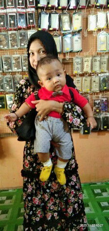 besaran anak dari mama nya