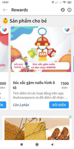Quà tặng hàng tháng