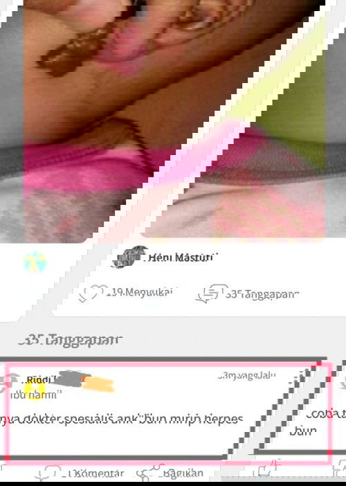 Komentar Mengandung Hoax & Ilmu "Sesat"