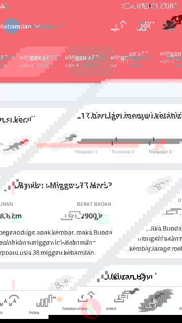 Perut kenceng di 37 week