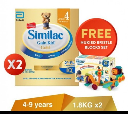 Ada x yg nak beli susu similac langkah 4.wife saya silap beli...jual harga beli rm230 siap pos