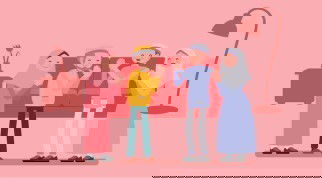 Lebaran Di Rumah bersama keluarga