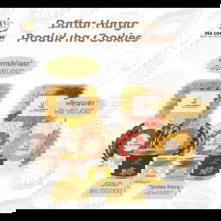 Open PO Kue Kering Ina Cookies
Cocok untuk menemani lebaran dirumah