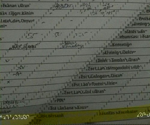 Kolom djj dan letak janin