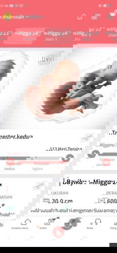 Fitur FavoritTap "pemantauan kehamilan" Fitur Faforitnya Bunda-Bunda