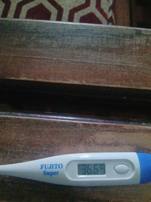 Bund mau nanya donk ini termasuk nya demam kan atau normal???