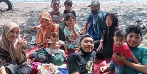 LEBARAN PERTAMA BARENG BOCILKU🥰