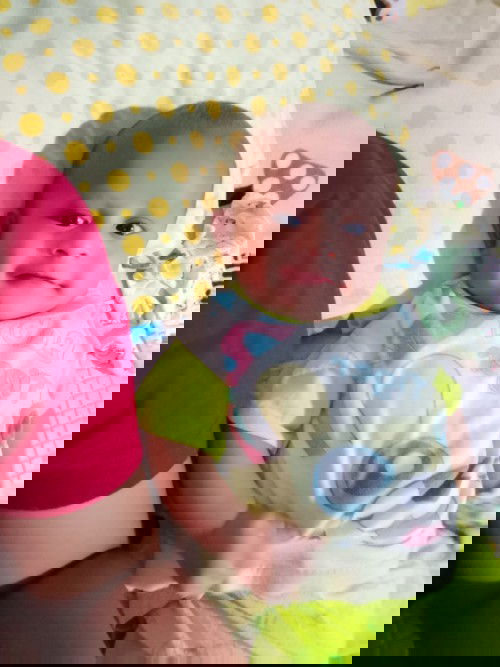 Lebaran ditemani suami dan sikecil