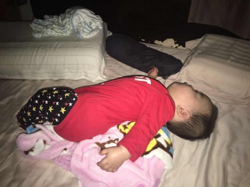 Any baby sleep in this way too?