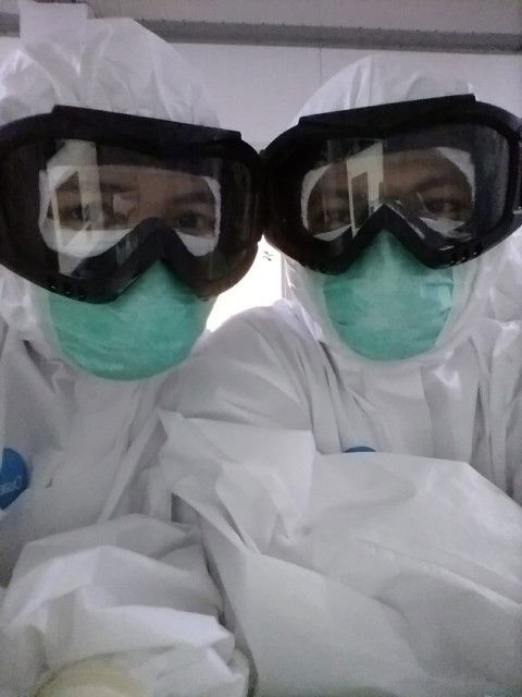 Lebaran kedua dengan hazmat