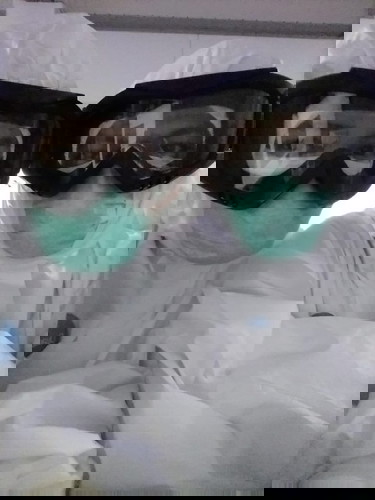 Lebaran kedua dengan hazmat