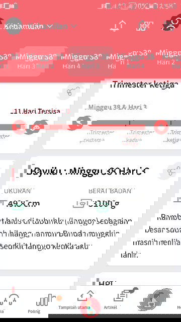 Belum ada tanda-tanda gelombang cinta dari my baby
