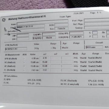 เพศที่บอกในใบซาวด์นี้ใช่เพศของลูกไหมคะ