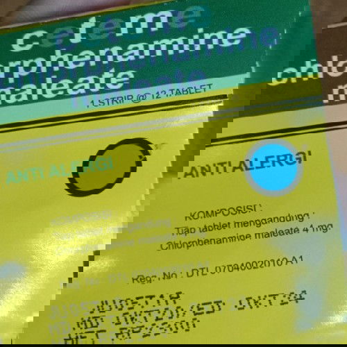 Ctm obat alergi