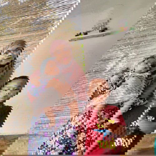 Lebaran kali ini sudah ada baby girl 🥰