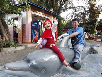 Idul fitri momen ajak anak rekreasi