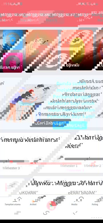 Usia kehamilan tidak sama