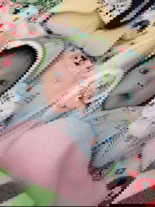 ด.ช ปิยะภัทร์ ไชยโชค น้องมิคกี้ 1เดือนกับ 14วัน แล้วคับ หนูหิวบ่อยและทานเก่งมากๆเลย❤️😘😍🥰