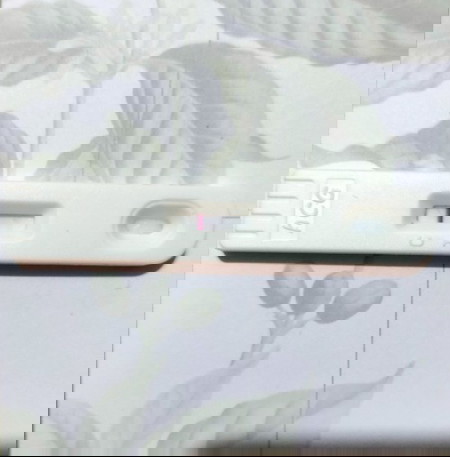 Nakikita niyo po ba yung faint line?