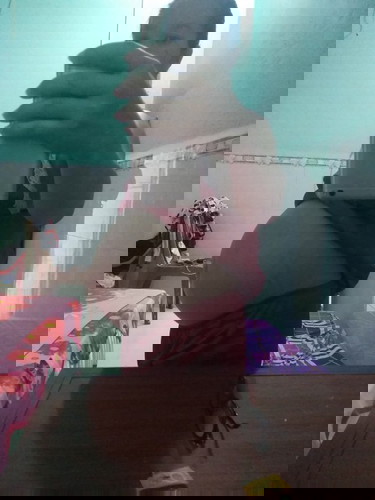 36w5d bụng như vậy đã tụt chưa các m?