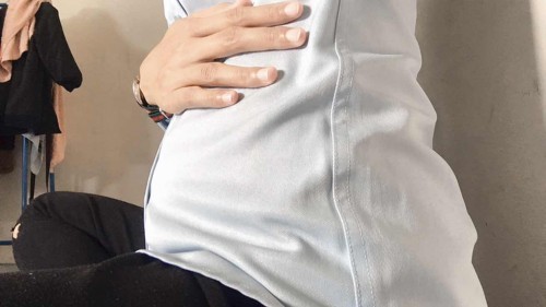 ตอนนี้ 4 เดือนกว่าๆ ท้องเล็กไปไหม เพื่อนทัก พุงไม่ค่อยเห็นเลย