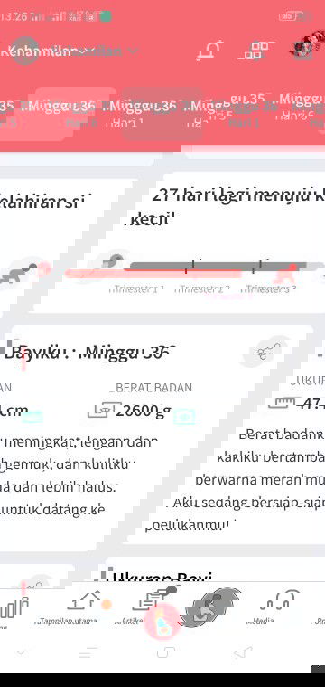 36minggu it udah berapa bln Bun😅😅