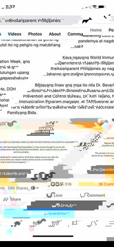 WORLD IMMUNIZATION WEEK 💉🌏
"Bakuna Real Talks: Get Vaccinated Pamilyang Bida."