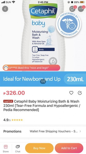 Body wash for new born