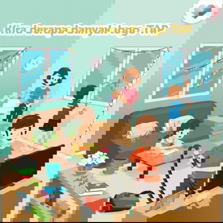 Kira berapa banyak logo TAP yang ada.