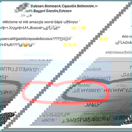 Ano pangalan ng baby mo?