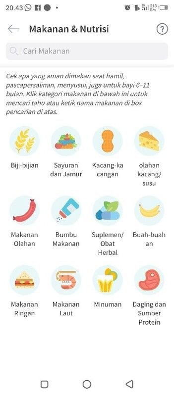 Fitur Favorit ku di TAP "Makanan & Nutrisi"