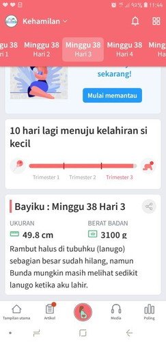 Mohon doa biar lahiran hari ini