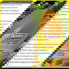 Busui bolehkah minum jamu sinom.