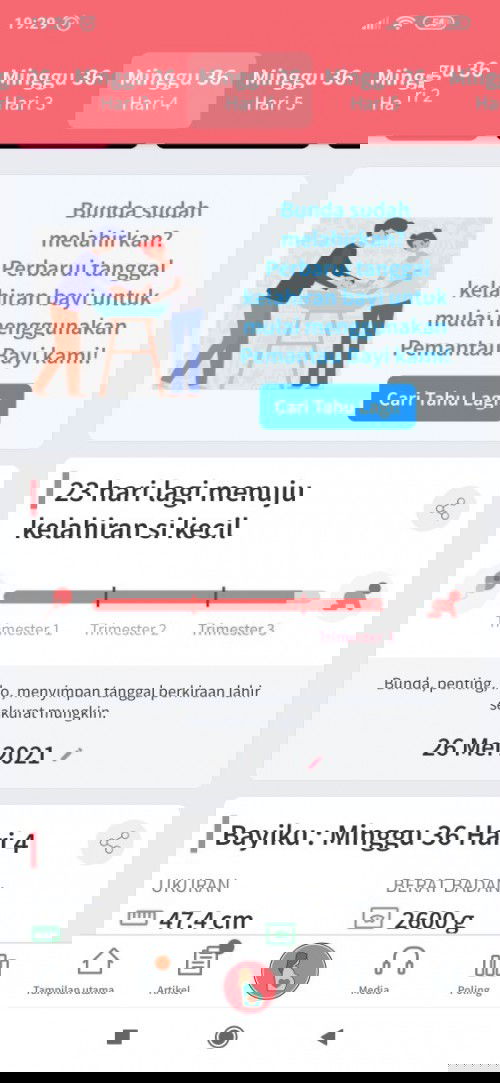 Menanti dedeg keluar